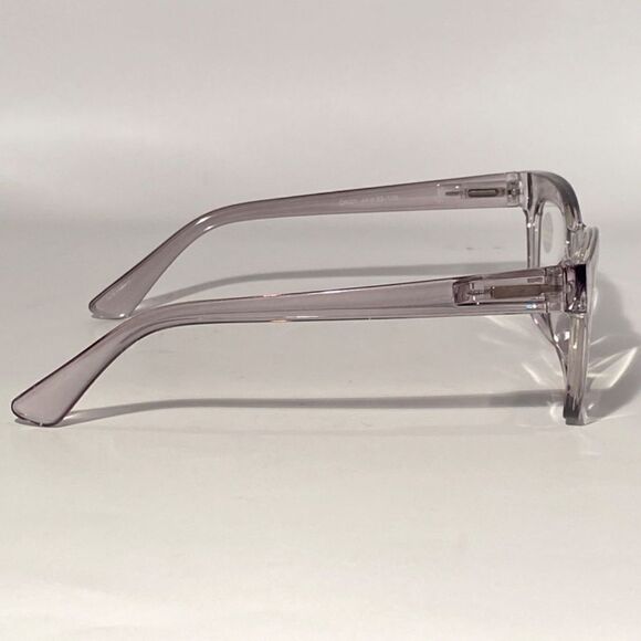 1107 Gretchen Reading Glasses 2.0 Square Eyeglasses Clear Gray Frames NWT - Picture 6 of 9